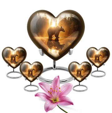 Large Urn with 4 Small Urn