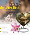 heart-shaped bear urn for cremation ashes