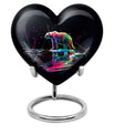 bear urn heart