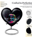 bear urn heart