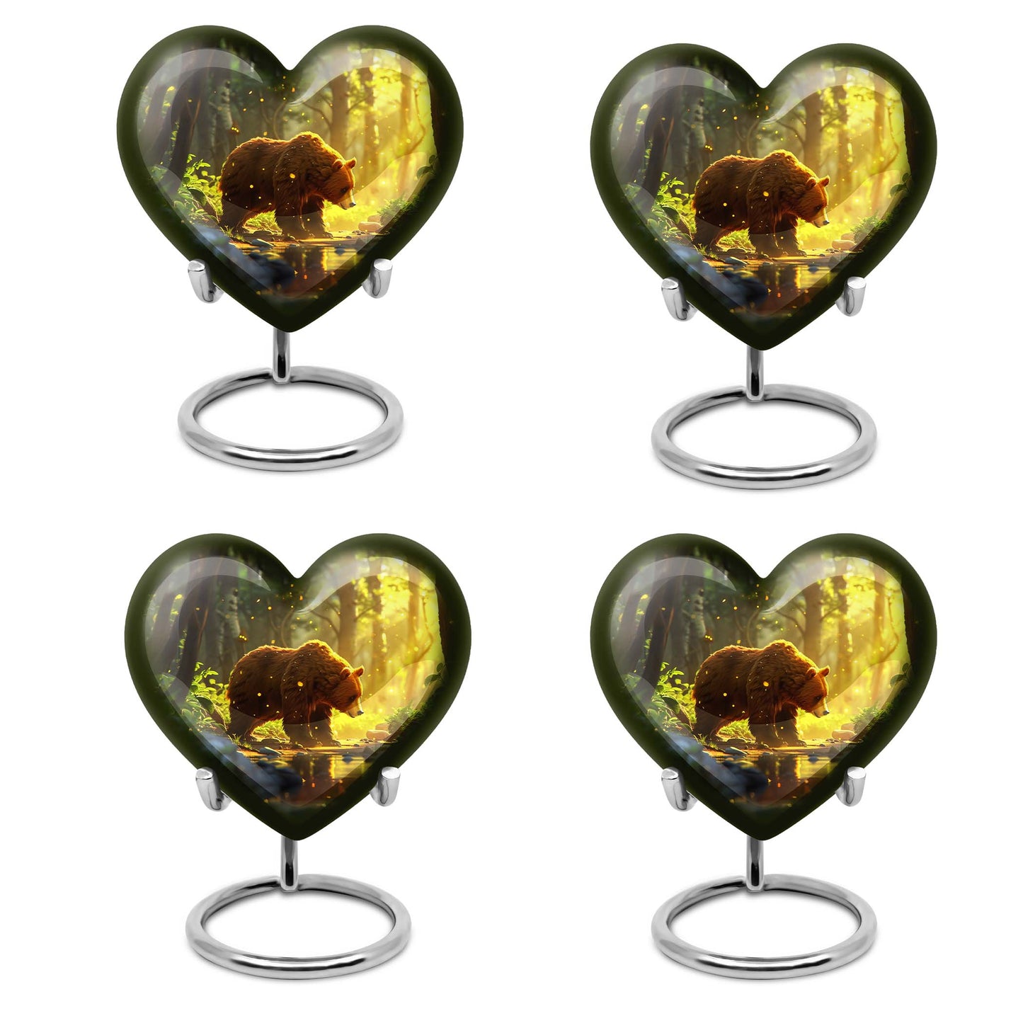 Bear Theme 3 Inch Keepsake Pack of 4