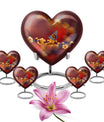 butterfly heart urn for human ashes