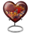 butterfly heart urn for human ashes