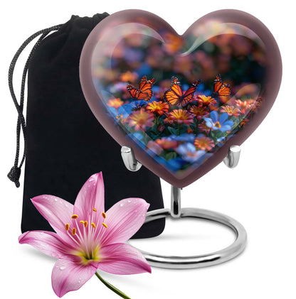 Butterfly Theme Large Urn 10 Inch