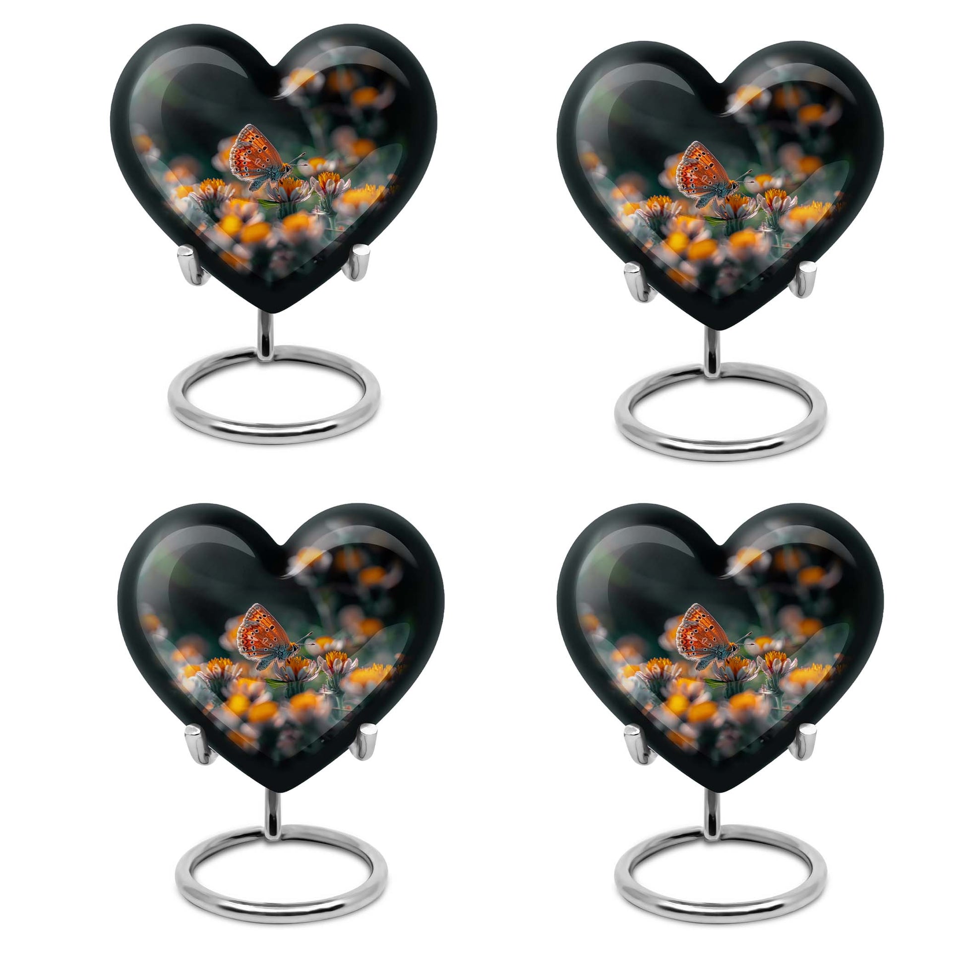 Butterfly Theme 3 Inch Keepsake Pack of 4