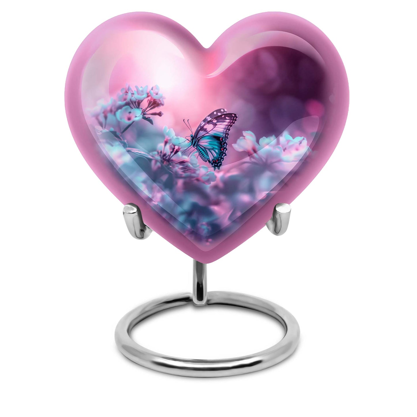 heart-shaped burial urn 