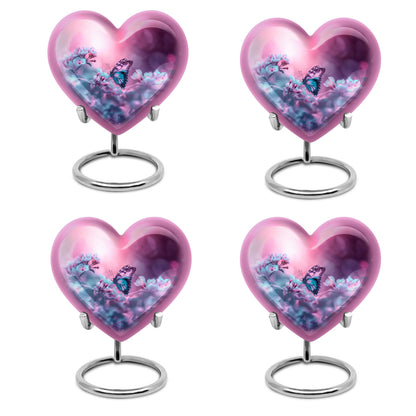 heart-shaped burial urn 