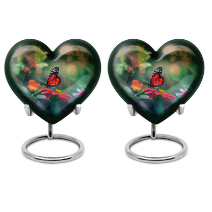 10-inch Butterfly Heart Urn