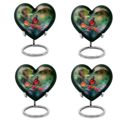 10-inch Butterfly Heart Urn