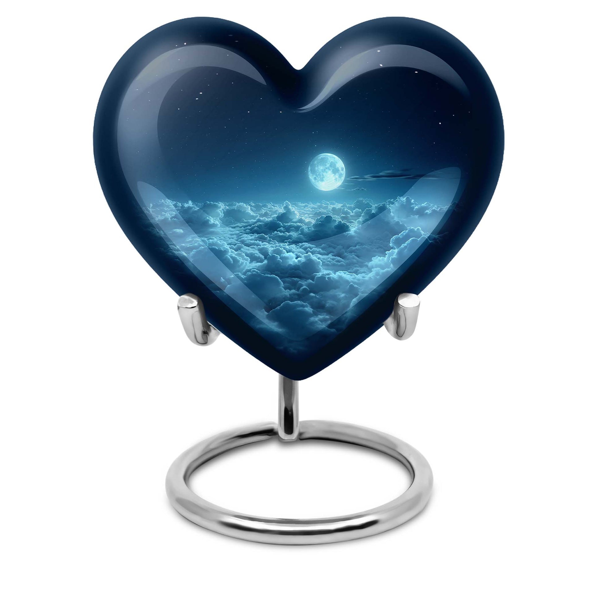 Heart-shaped Clouds Urn