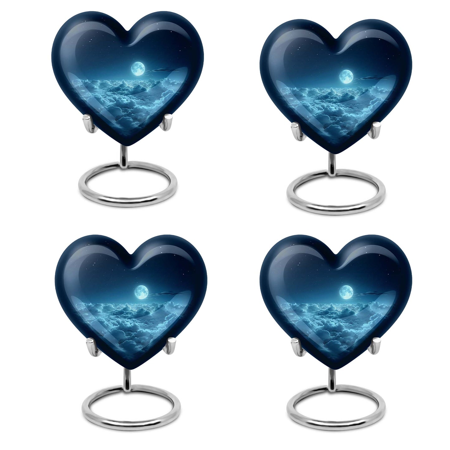 Heart-shaped Clouds Urn