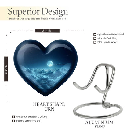 Heart-shaped Clouds Urn