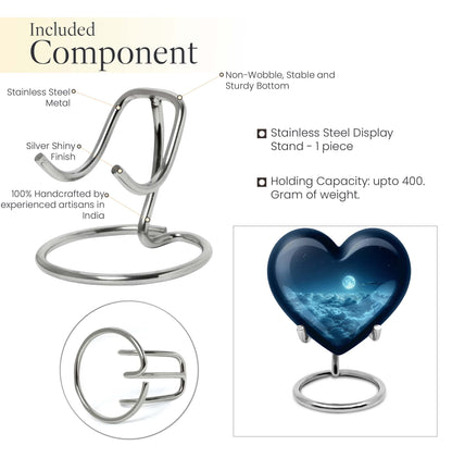 Heart-shaped Clouds Urn