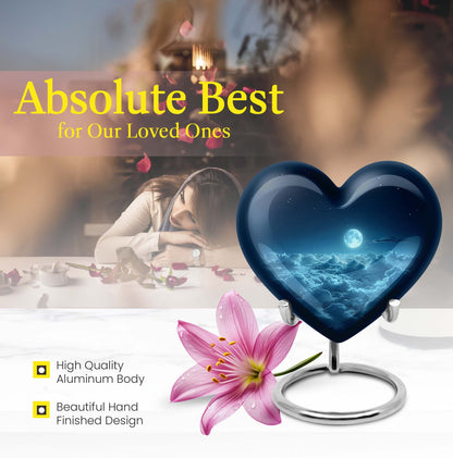 Heart-shaped Clouds Urn