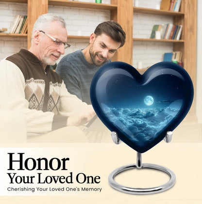 Heart-shaped Clouds Urn