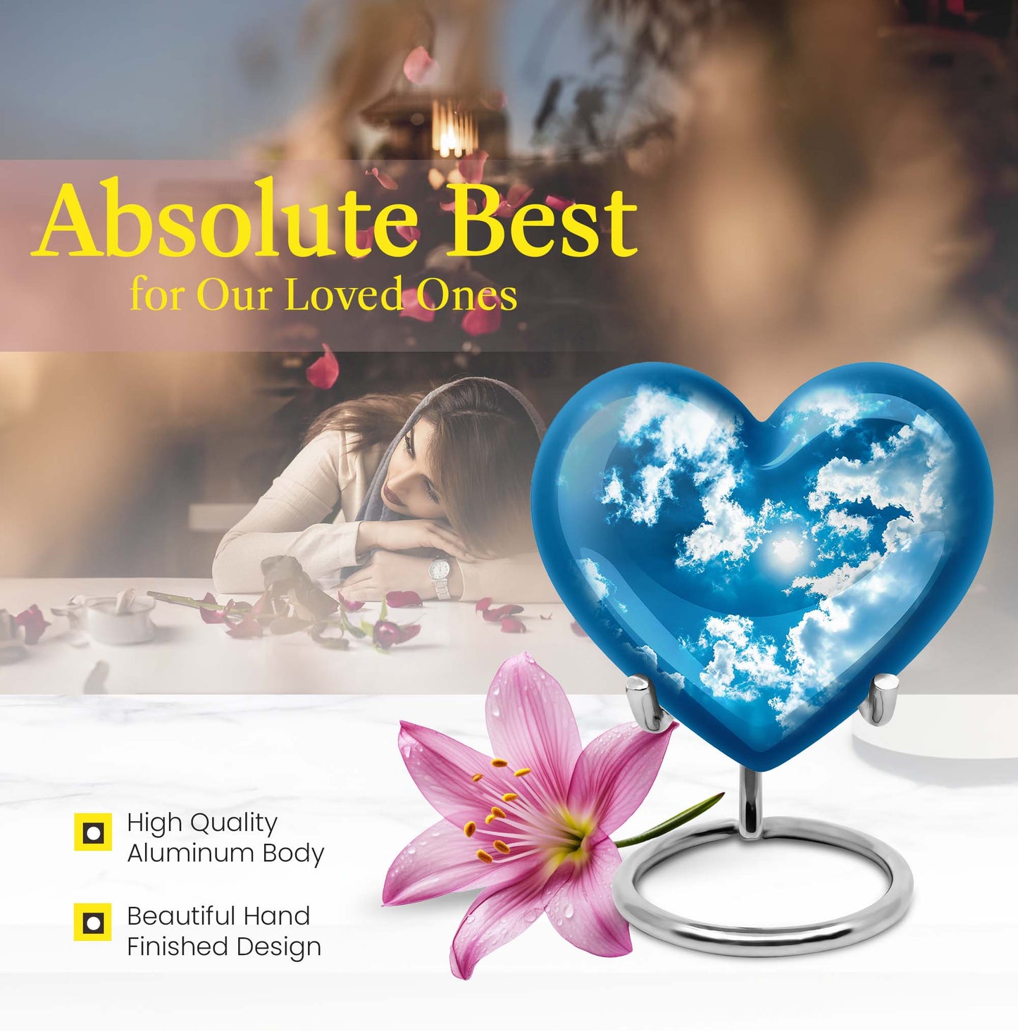 heart-shaped clouds urn 