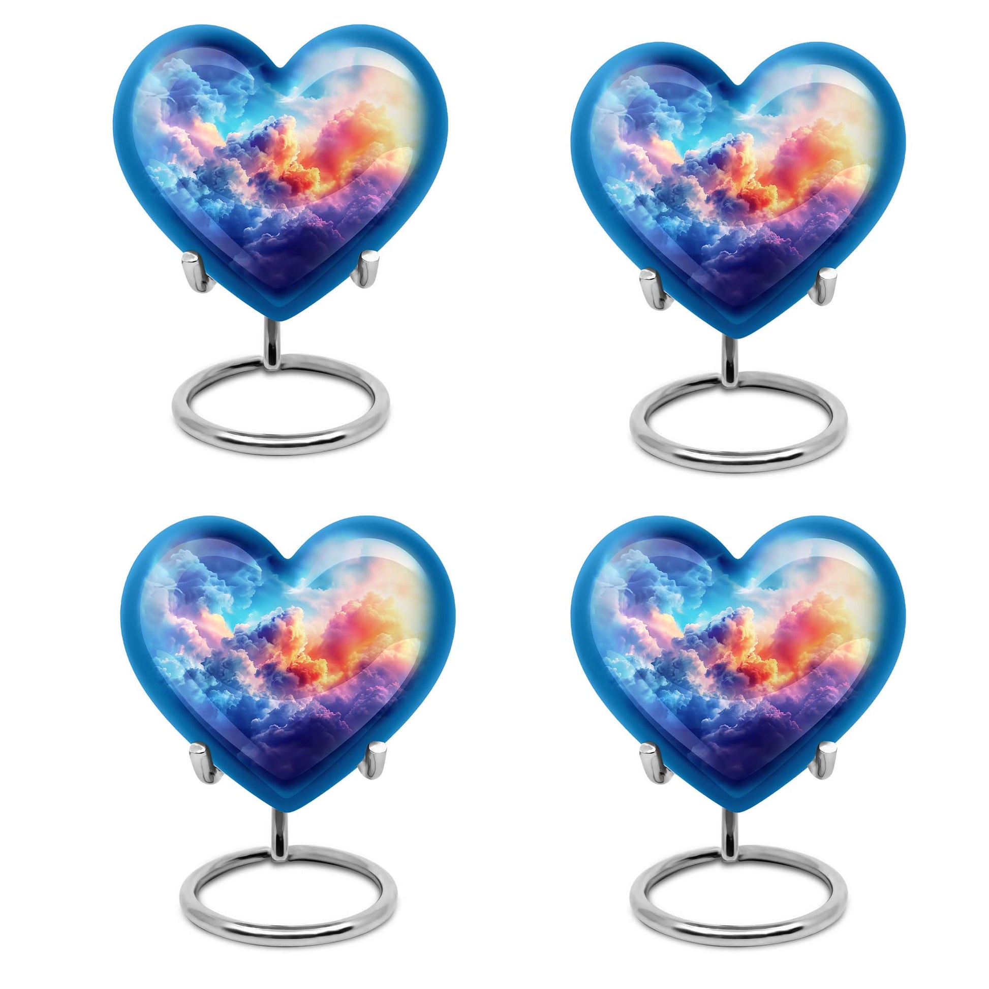 Clouds Theme 3 Inch Keepsake Pack of 4