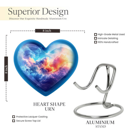 Clouds Heart urn