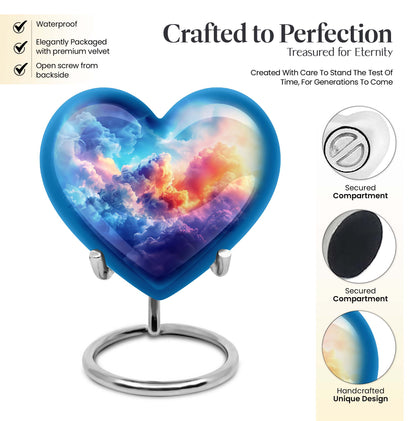 Clouds Heart urn