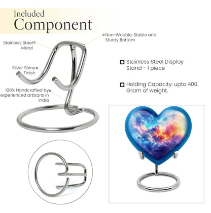 Clouds Heart urn