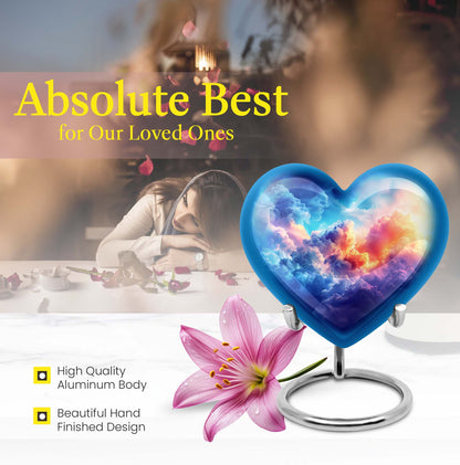 Clouds Heart urn