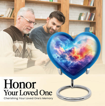 Clouds Heart urn
