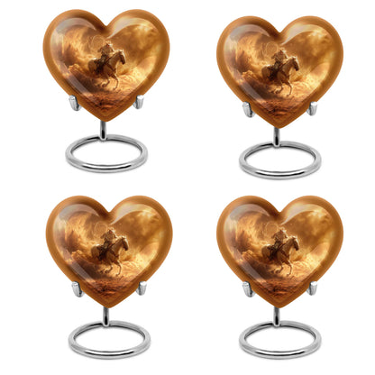 Cowboy Theme 3 Inch Keepsake Pack of 4