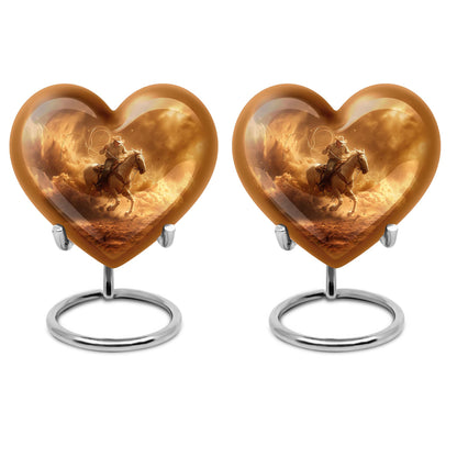 Cowboy Theme 3 Inch Keepsake Pack of 2