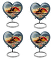 Cowboy Theme 3 Inch Keepsake Pack of 4