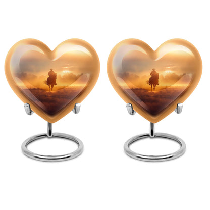 Cowboy Theme 3 Inch Keepsake Pack of 2