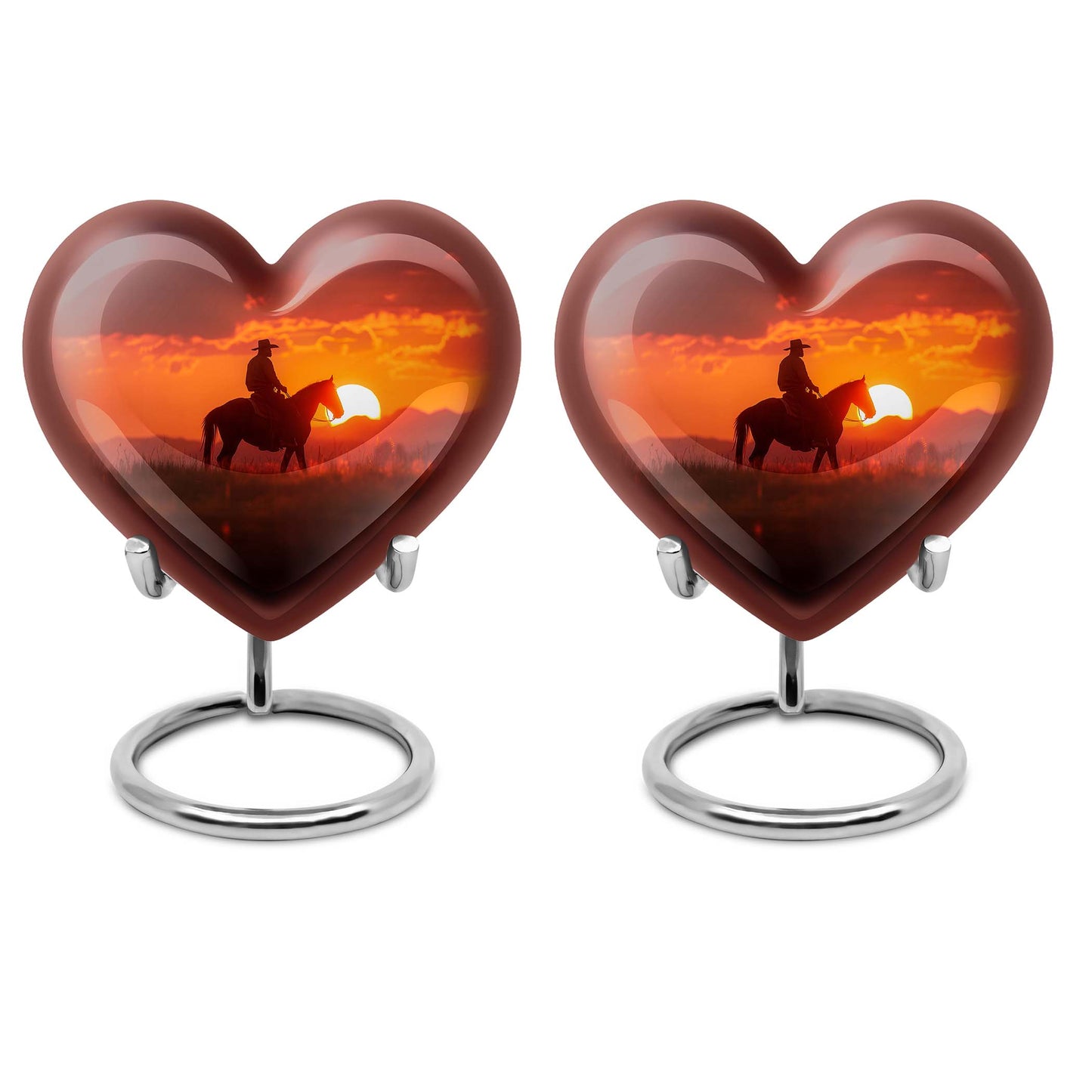 Cowboy Theme 3 Inch Keepsake Pack of 2
