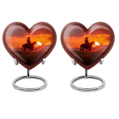 Cowboy Theme 3 Inch Keepsake Pack of 2