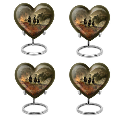 Cowboy Theme 3 Inch Keepsake Pack of 4
