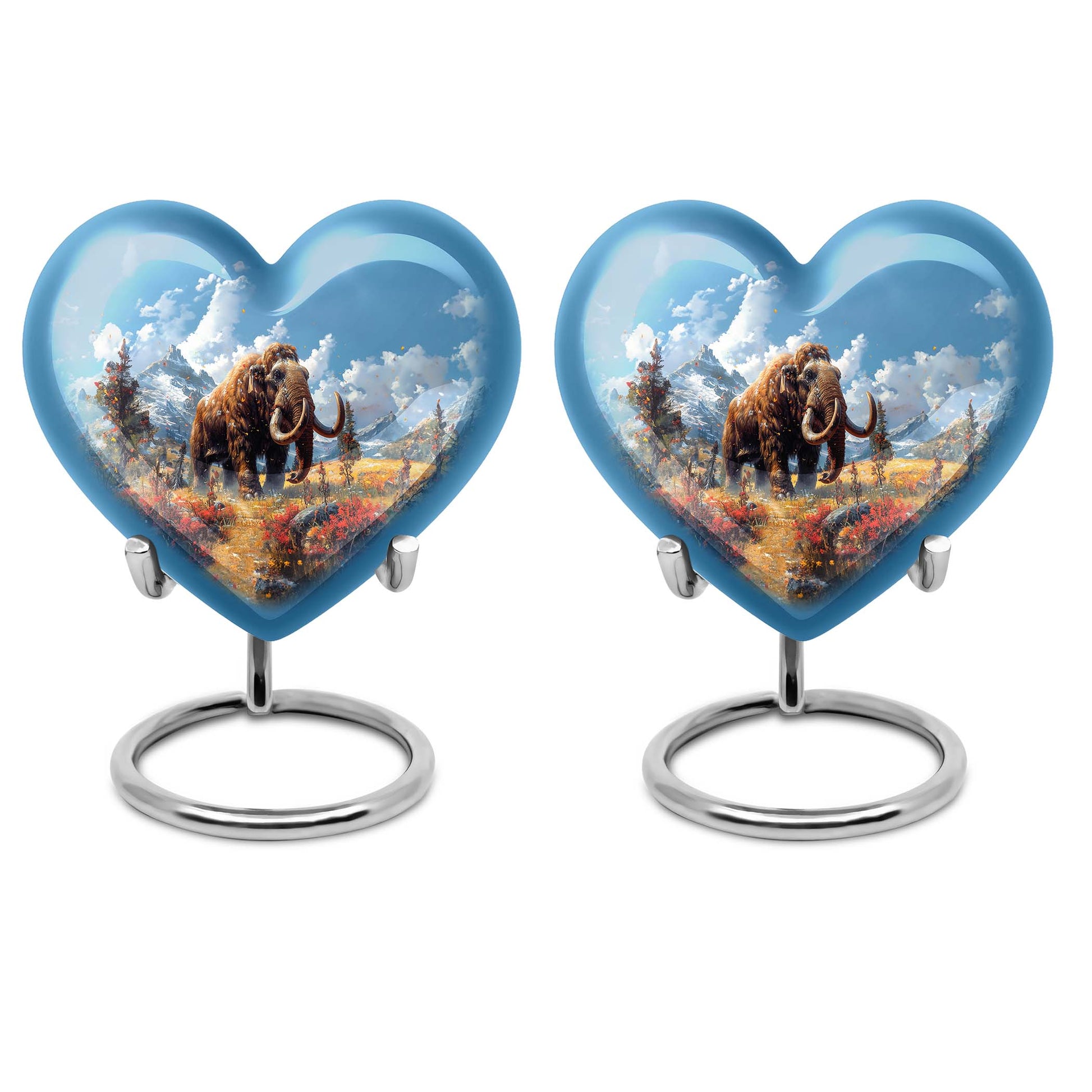 Mamoth Theme 3 Inch Keepsake Pack of 2