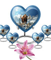 Mamoth Theme Large Urn With 4 Keepsake Urn