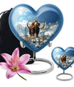 Mamoth Theme Large Urn With 1 Keepsake Urn