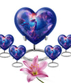mermaid heart urn for women