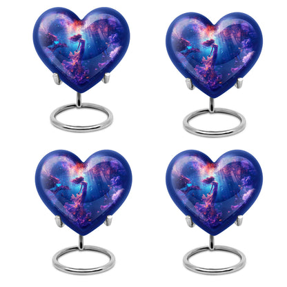 mermaid heart urn for women