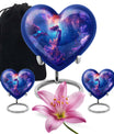 mermaid heart urn for women