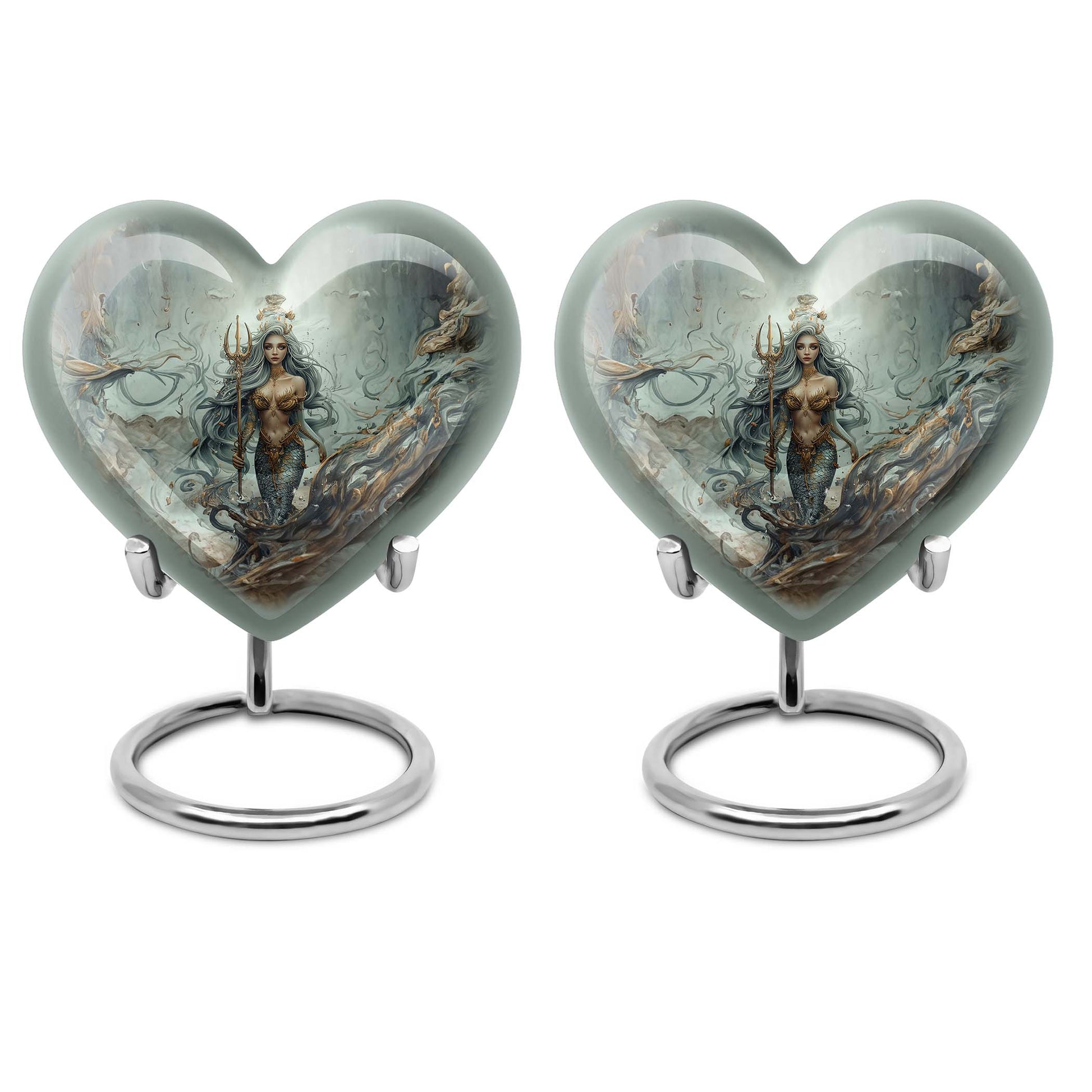 Mermaid Theme 3 Inch Keepsake Pack of 2