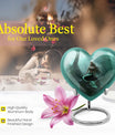 Mermaid Heart Cremation Urn for Women