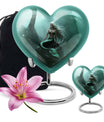 Mermaid Heart Cremation Urn for Women