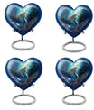 Heart shaped mermaid urn.