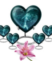 Heart Mermaid Urn for burial