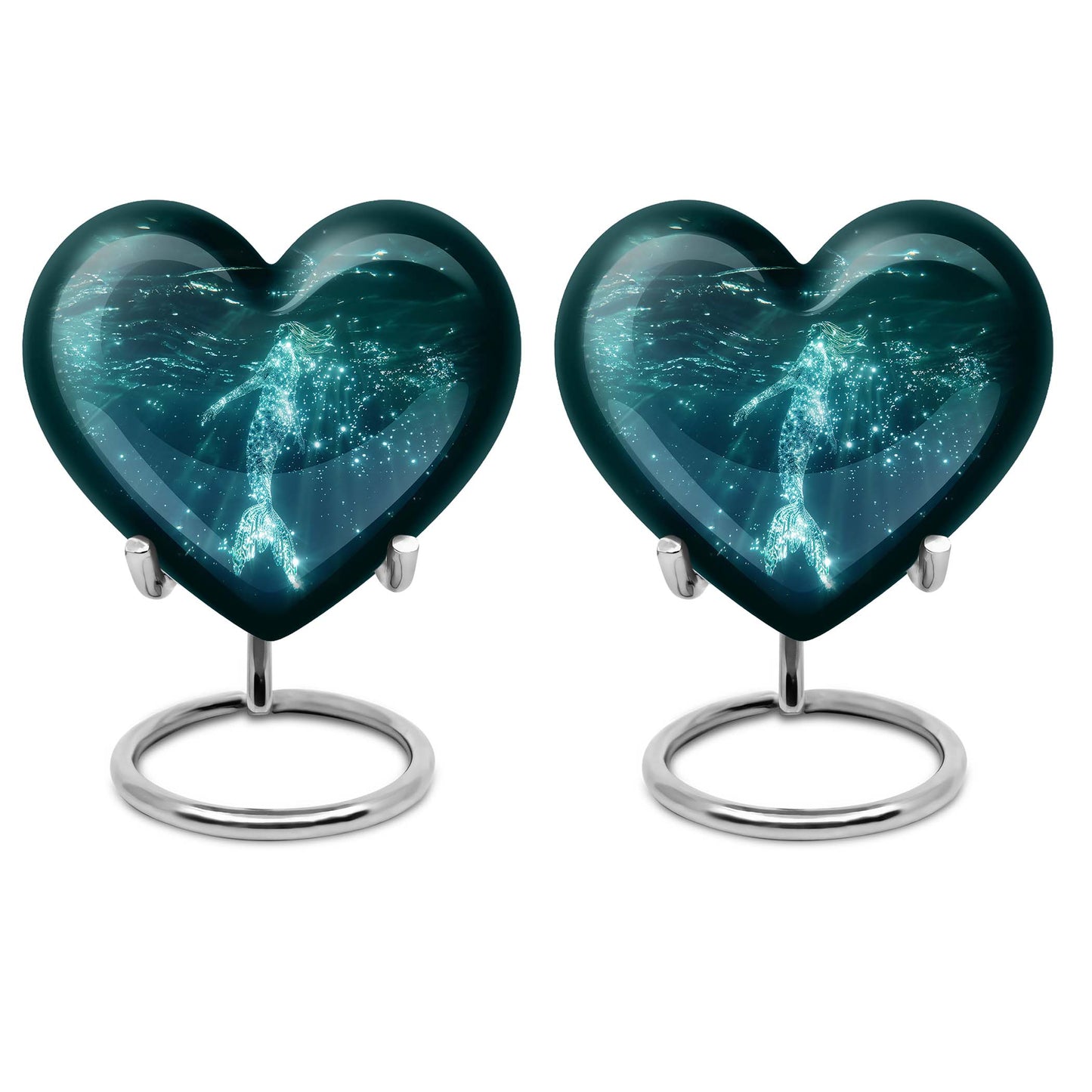 Heart Mermaid Urn for burial
