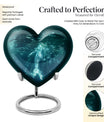 Heart Mermaid Urn for burial