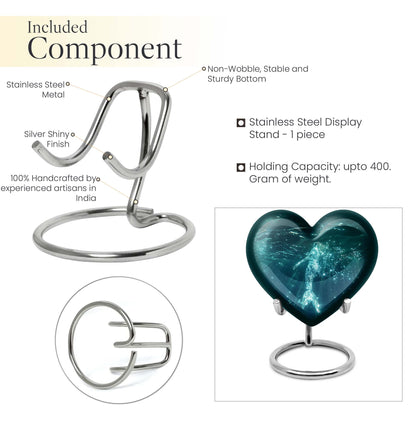 Heart Mermaid Urn for burial