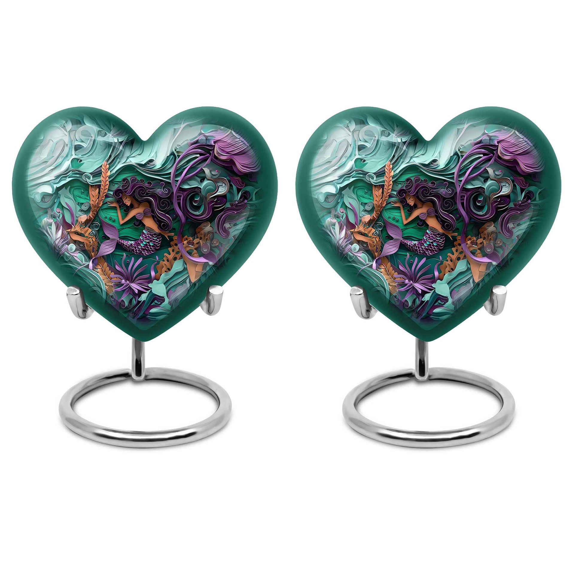 Mermaid Theme 3 Inch Keepsake Pack of 2