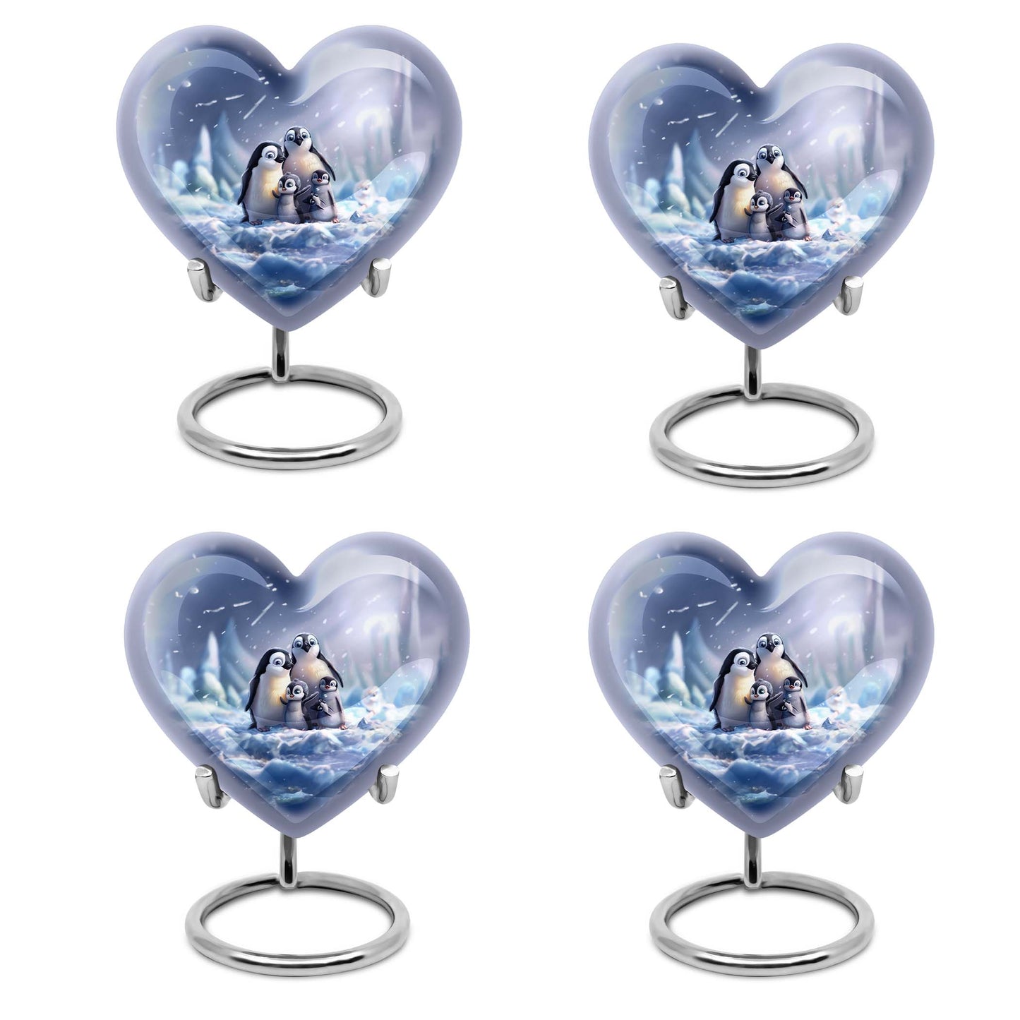 Penguin Theme 3 Inch Keepsake Pack of 4