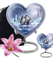 Penguin Theme Large Urn With 1 Keepsake Urn